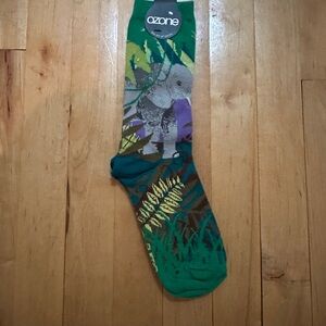 Colorful Elephant Print Socks